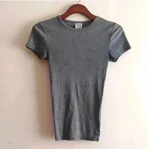 Victoria's Secret Pink Charcoal Sleepwear Top